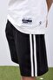 Boy's Shorts Suit - Ecru T-Shirt & Black Shorts Summer Combination - 3