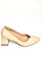 U 820621109   Beige Thick Heeled Women's Shoes - 7