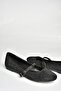 U 726628004   Black Fabric Stone Detailed Ballerinas - 6