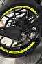 For Cfmoto Clx 250 Neon Yellow Wheel Rim Strip Sticker Set (8 Pieces)