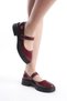 Women's Ballerina Design Loafer Single Helmet Moccasin Casual Shoes - 3