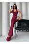 Women's Square Collar Vest Pants Set - 2