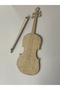 Kids Violin Wood Mdf Laser Cut Violin 3mm (18.5*51cm) Special for April 23 Activities - 2