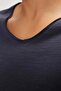 V-neck T-shirt Antrasit Basic Erkek Tişört - 2