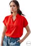 Women's Short Sleeve Red Bat Summer Shirt - 4