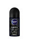 NIVEA MEN DEEP Black Carbon, Antiperspirant for Men, Antibacterial, Roll-on 50ml