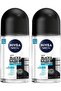 MEN Black & White Invisible Fresh, Antiperspirant for Men, Roll-on 50ml, Pack of 2