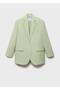 Straight Cut Blazer Jacket - 3