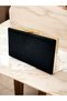 Black Color Non-Marking Glitter Satin Women's Evening Dress Bag