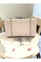 Nude Color Non-Marking Glitter Satin Women's Evening Dress Bag - 6