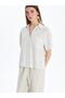 Xside Striped Linen Look Women's Shirt (S5)