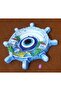 Sea Ship Rudder Evil Eye Bead Village House Silicone Mold K-159, Scented Stone Soap Plaster Candle Mold - 7