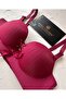 Jennifer Balensiz Push-Up Supported Laser Cut Seamless Front Tie Attractive Daily Bra - 3