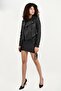 Jenner Women's Genuine Leather Belted Biker Leather Jacket Black - 5