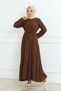فستان بني 206 - 2