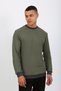 Moda Çizgi Men's Long Sleeve Cuffed Leg Combed Cotton Pajama Set 6870 Khaki - 7