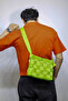 LIME STRIPE TOTE BAG - 4