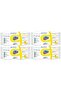 Clean Surface Cleaning Towel 96 Sheets Lemon Scented Plastic Cover (Set of 4) 384 Sheets