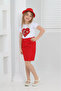 23 Ni̇sa Nkiz Children's Bottom Top Set Tshirt Skirt - 2