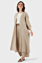 Oversize Long Linen Kimono with Lace Detail on the Back Kimono 7183687 - 5