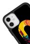 Matte Compatible Black Case for iPhone 12 Mini – Soft Silicone, Protective, Shock Absorbing Cover - 5