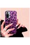 Xiaomi Redmi Note 10S Compatible Case Zebana Luxe Leopard Silicone Case Purple - 2
