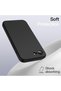 iPhone 16E/17E Case Velvet Launch Soft Liquid Silicone Camera Protected Cover Black - 4
