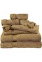 8 Piece 100% Combed Cotton 550 GSM Highly Absorbent Towel Set - Beige - 3