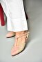 Powder Pink/Tan Women's Ballet Flats B726881802 - 2