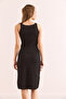 Women's Black Button Detailed Bottom Top Knitwear Set Tkm- 19000367 - 6