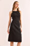 Women's Black Button Detailed Bottom Top Knitwear Set Tkm- 19000367 - 4