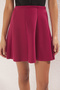 Açık Bordo Skater Mini Örme Etek TWOAW24ET00215 - 3
