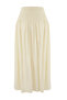 Ecru Woven Gipeli Maxi Beach Skirt Tbess25Et00012 - 6