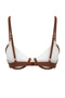 Brown Color Block Balconette Covered Bikini Top Tbess25Bu00063 - 5