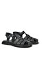Women's Genuine Leather Sandals 1511047 Z600 Black - 2
