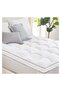SOFT 180 x 200 x 7  CM HOTEL QUALITY MATTRESS TOPPER WITH BLACK PIPING & FIBER FILLING - 3