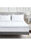 SOFT 180 x 200 x 7  CM HOTEL QUALITY MATTRESS TOPPER WITH BLACK PIPING & FIBER FILLING - 2