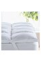 SOFT WHITE MATTRESS TOPPER HOTEL QUALITY 200 x 200 x 7 CM WITH FIBER FILLING - 3