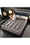 Cotton Hotel Quality 200 X 200 X 10 Cm Grey Stripe Fiber Filled Mattress Topper
