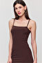 Strappy Body-Hugging Casual Midi Dress