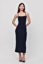 Strappy Body-Hugging Casual Midi Dress - 4