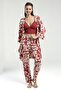 Women's 3-Piece Boxed Pajama Set, Dressing Gown, Bralet, Trousers