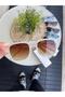 Sunglasses Women & Men Uv400 Glass Ce Certificated Transparent Coffee Re981W