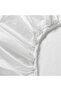 DVALA White Fitted Sheet 120x200 cm – 100% Cotton, Soft, Durable & Fits Mattresses Up to 26 cm - 5