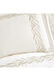 Artemis Double Cream - Mink Embroidered 100% Cotton - Satin Duvet Cover Set - 3