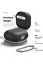 Liquid Hybrid Hang compatible with AirPods 4 case cover (2024) with Carabiner - Black - 6