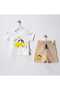 Car Digital Printing 100% Cotton Single Jersey Baby Boy Bottom and Top Set