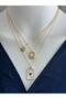 Set of 3 Heart Necklaces, Vintage Style