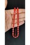 Fire Amber Orange Color Rosemary Bead Capsule Cut 6X10Mm T-381 - 3