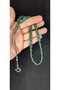Fire amber tasbih green color capsule cut t-379 - 3